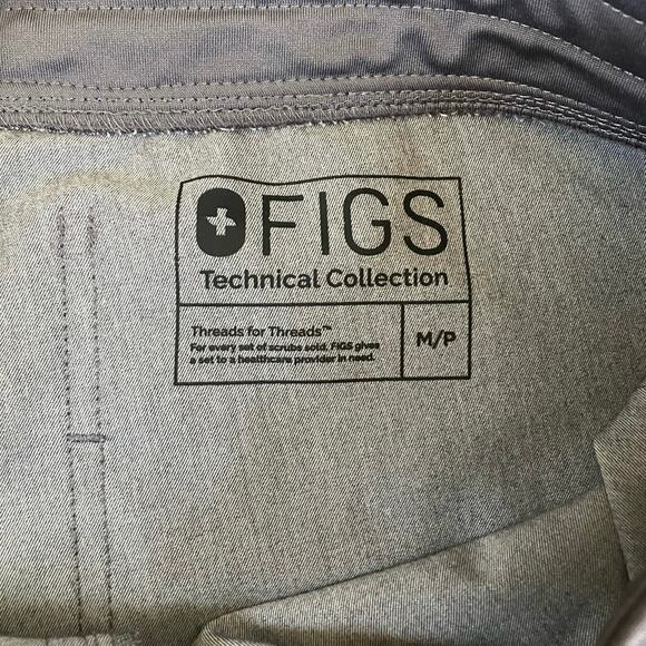 FIGS Technical Collection Dark Gray Joggers Petite Medium - Picture 3 of 4